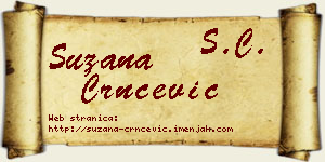 Suzana Crnčević vizit kartica